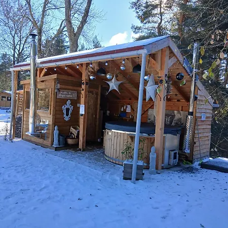Ferienhaus Gite 6 Personnes En Pleine Nature Bain Nordique Et Sauna
